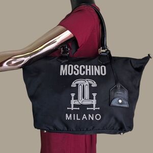Moschino Black Tote Bag